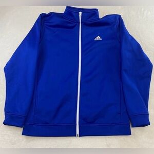 Adidas Golf Royal Blue Full Zip Track Jacket | Large
